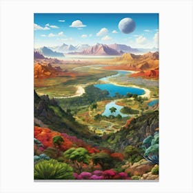 Landscape Painting 2 Canvas Print