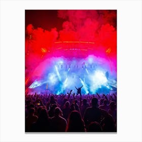 Festival At Night Canvas Print