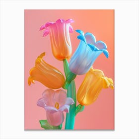 Dreamy Inflatable Flowers Coral Bells 1 Canvas Print