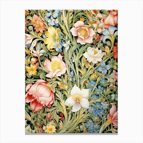 William Morris Floral 4 Canvas Print