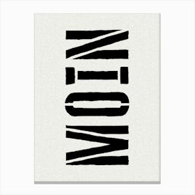 MOIN! Canvas Print