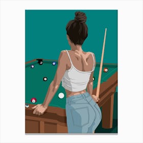 Billiards 3 Canvas Print