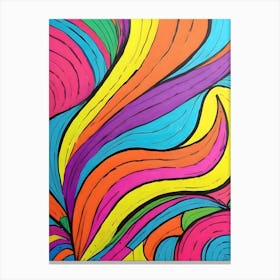 Psychedelic Swirls ~ Reimagined Canvas Print