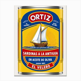 Ortiz Sardinas La Antigua Canvas Print