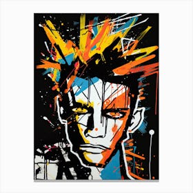 Punk, Splatter Art Canvas Print