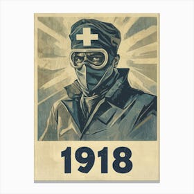 Aihrgdesign A Vintage Public Health Poster From 1918 Promotin Ef3bffd9 22a3 4a46 9a78 7bc41186b638 3 Leinwandbild