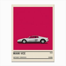 Miami Vice Car Movie Canvas Print