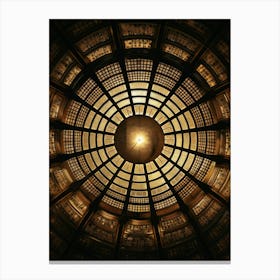 Dome Of The Library Canvas Print
