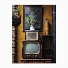 Vintage Bogota Ancient Retro Canvas Print