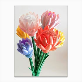 Dreamy Inflatable Flowers Protea 3 Canvas Print