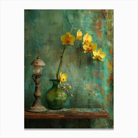 Yellow Orchids 2 Canvas Print