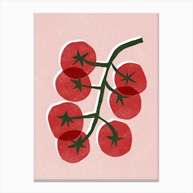 Tomatoes On A Branch 1 Canvas Print