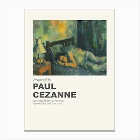 Museum Poster Inspired By Paul Cezanne 2 Canvas Print