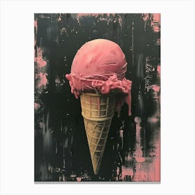 Pink Ice Cream Canvas Print