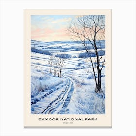 Exmoor National Park England 1 Poster Canvas Print