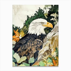 Eagle bird animal illustration art Canvas Print