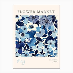 Flower Market art 10 Canvas Print