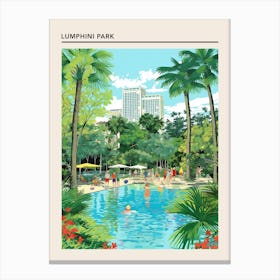 Lumphini Park Bangkok Thailand 2 Canvas Print