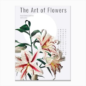 Flower Exhibition Canvas Print