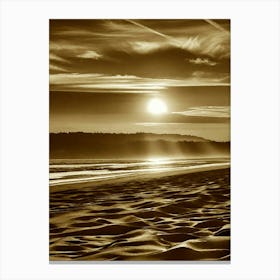 Sunset On The Beach 995 Canvas Print