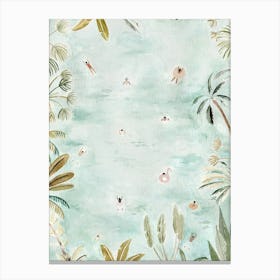 Tropical Swimmers Canvas Print