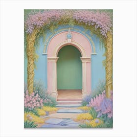 Pastel Fairytale Entrance Canvas Print