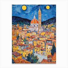 Siena Italy 4 Fauvist Painting Canvas Print