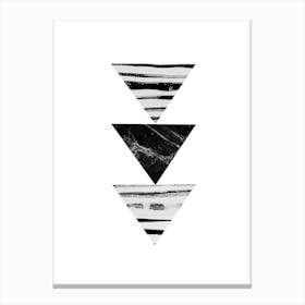 Stripes and Triangles Canvas Print