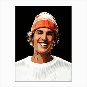 Justin Bieber 7 Canvas Print