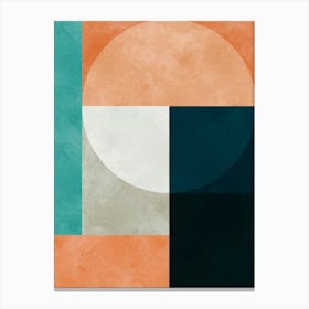 Colorful geometric harmony 2 Canvas Print