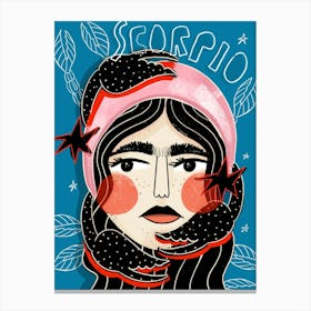 Scorpio Zodiac 1 Canvas Print