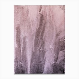 Abstract watercolor black paint background. 49 Canvas Print
