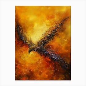 Eagle In Flight 4 Canvas Print