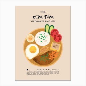 Cơm Tấm Canvas Print