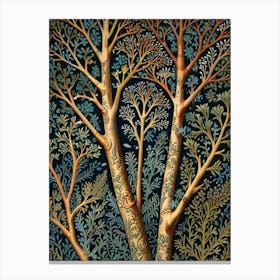 William Morris Tree Of Life 24 Canvas Print