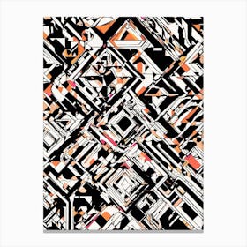 Abstract Geometric Pattern 3 Canvas Print