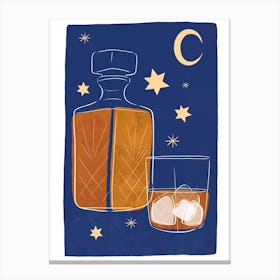 Midnight Whiskey Canvas Print