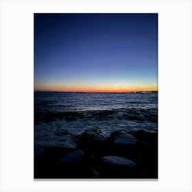 Sunset At The Beach Canvas Print