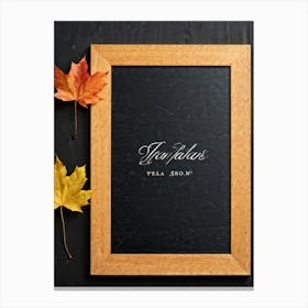 A Maple Leaf Intricately Crafted In Vibrant Yellow And Orange Hues To Showcase Autumns Majesty Re Canvas Print