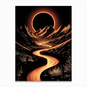 Eclipse Of The Sun Canvas Print