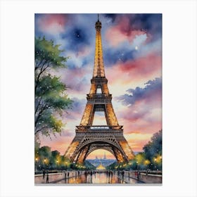 Eiffel Tower France 1 Canvas Print