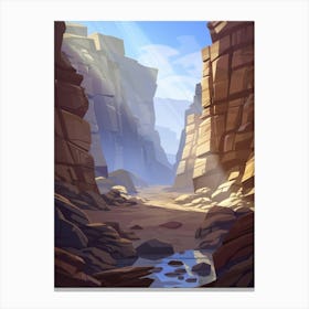 Canyon Landscape Canvas Print