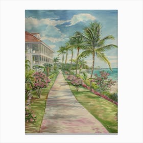 Walk On The Beach Canvas Print