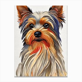 Yorkshire Terrier 3 Watercolour dog Canvas Print