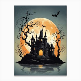 Halloween Castle 16 Canvas Print