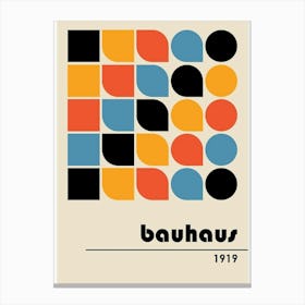 Bauhaus exhibition 1939 poster Canvas Print