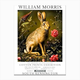 William Morris Exhibition Animals Series 7 Canvas Print