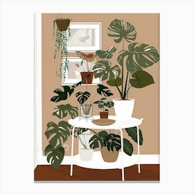 Houseplants 4 Canvas Print