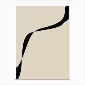 Curved Line Canvas Print