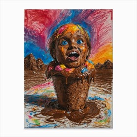 'Chocolate Baby' Canvas Print